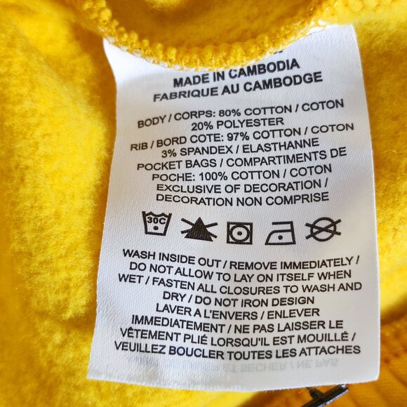 Nike Jogger pants men's youth size M yellow colour with multi-colour graphic - Picture 7 of 11